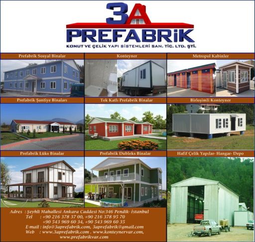 Konteyner ve Prefabrik Yapılar - 3A Prefabrik